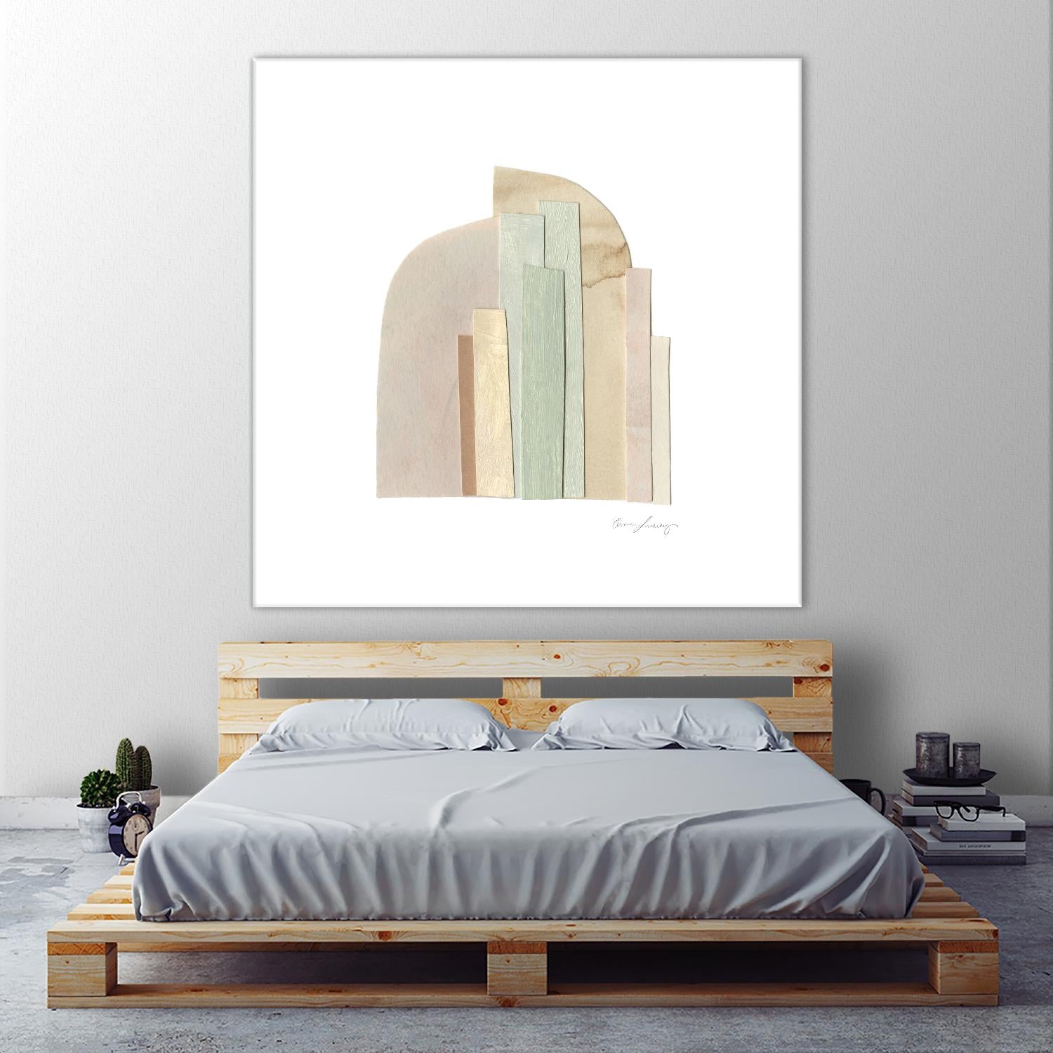 Flourescel I by Emma Scarvey on GIANT ART - pastels abstract