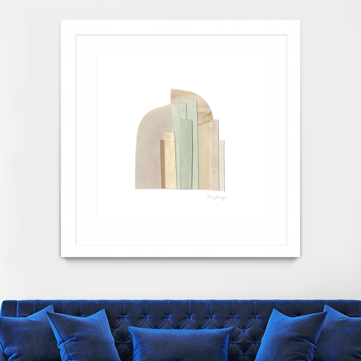 Flourescel I by Emma Scarvey on GIANT ART - pastels abstract