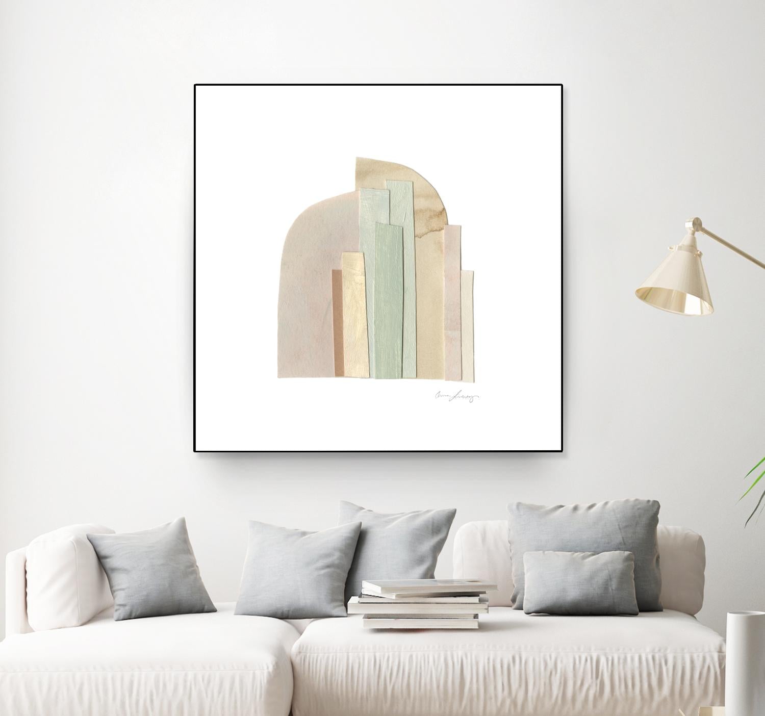 Flourescel I by Emma Scarvey on GIANT ART - pastels abstract