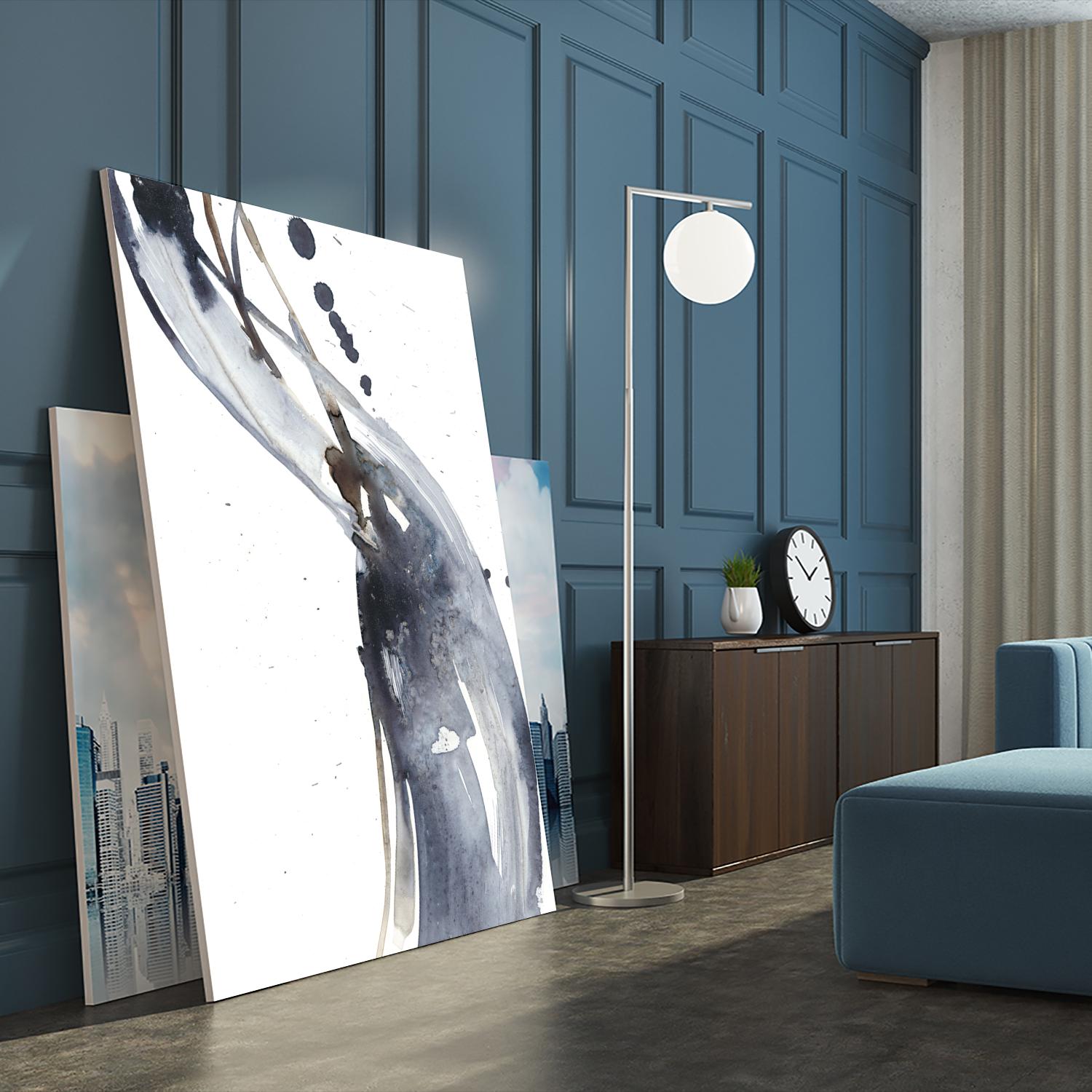 Paynes Twist I by Jennifer Goldberger on GIANT ART - neutral abstract