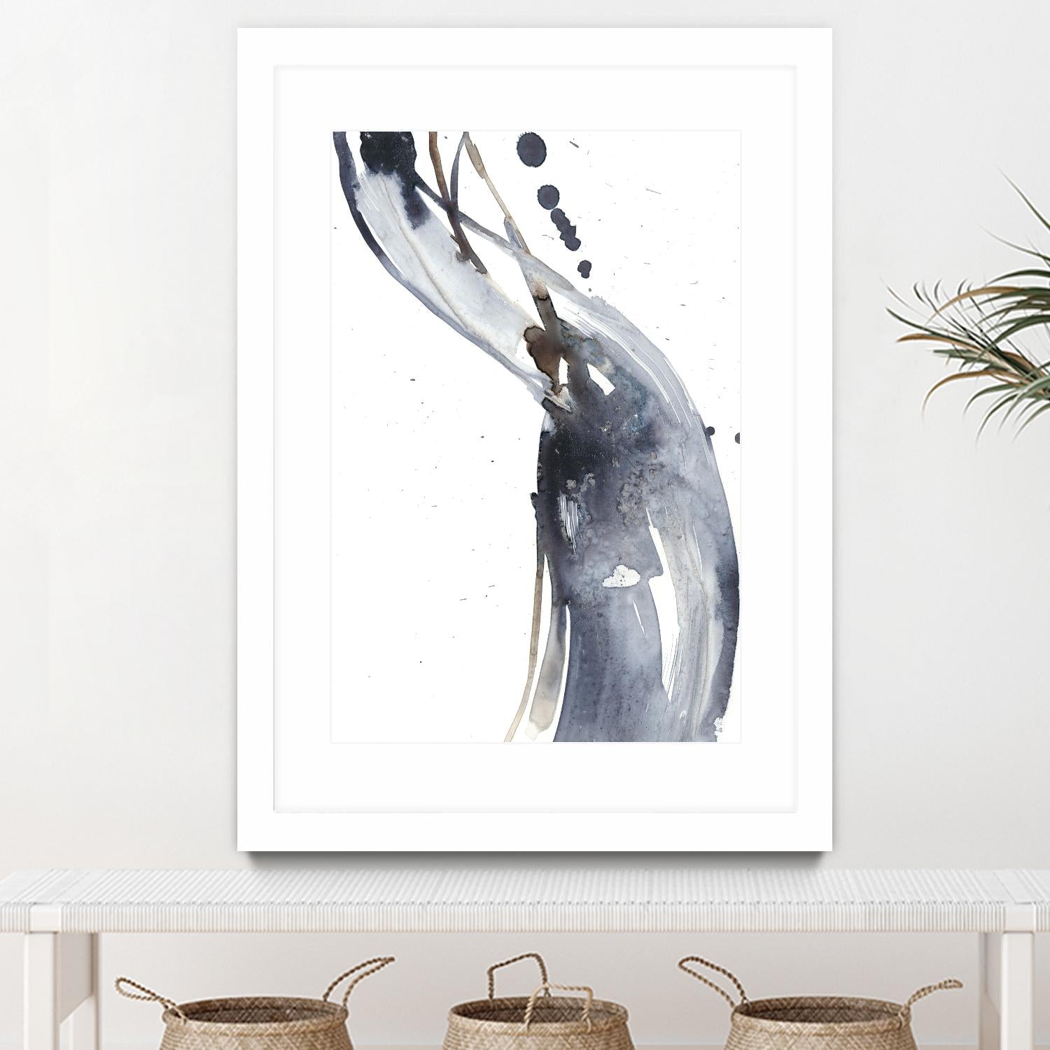 Paynes Twist I by Jennifer Goldberger on GIANT ART - neutral abstract