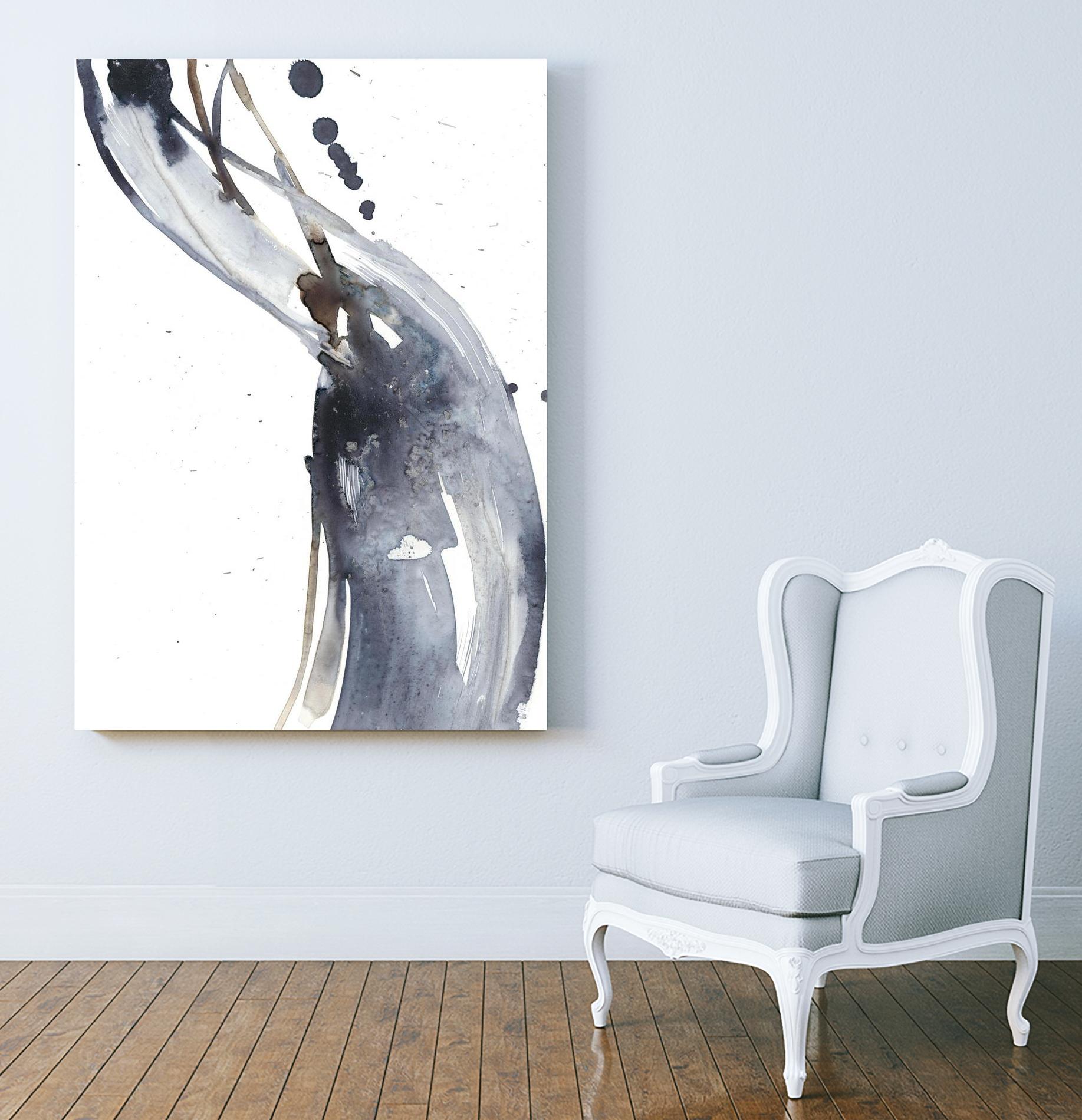 Paynes Twist I by Jennifer Goldberger on GIANT ART - neutral abstract