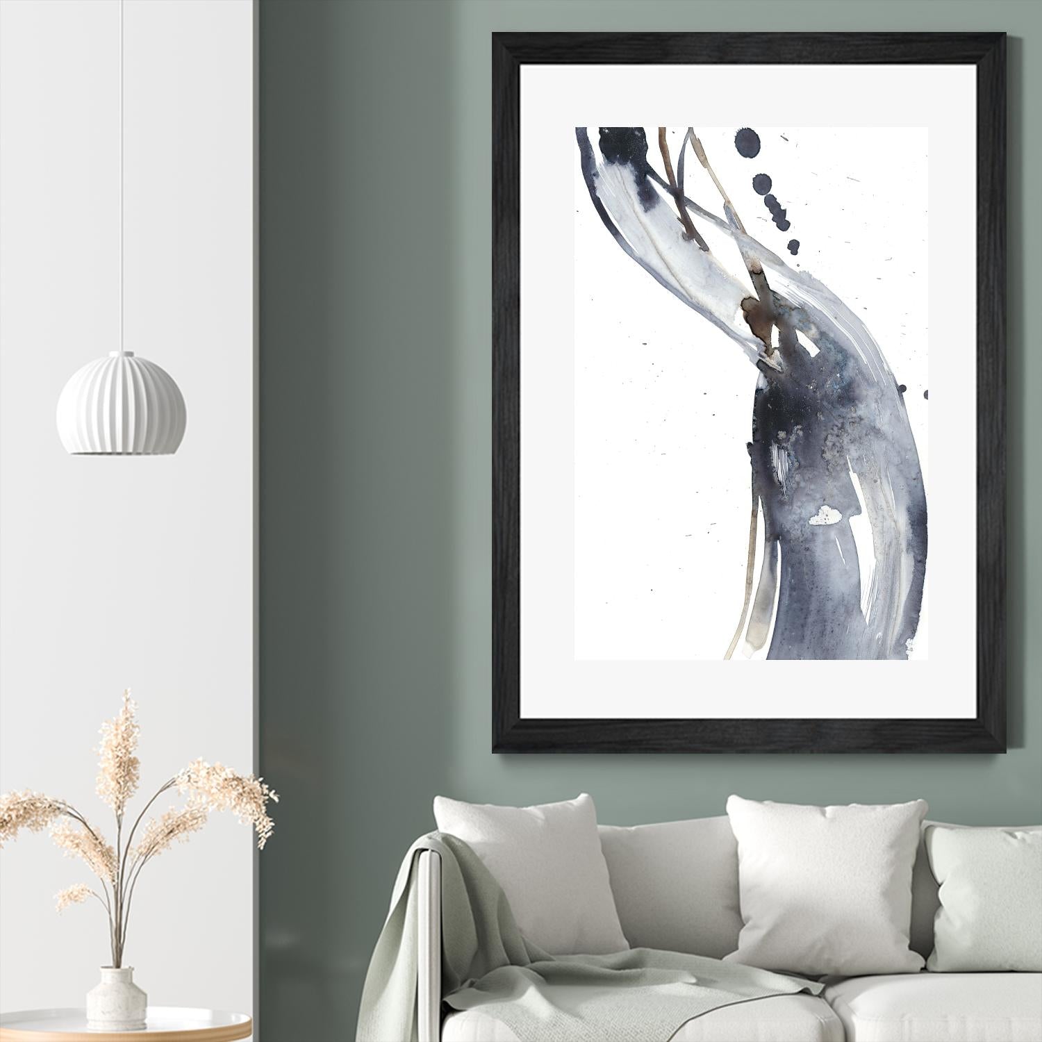 Paynes Twist I by Jennifer Goldberger on GIANT ART - neutral abstract