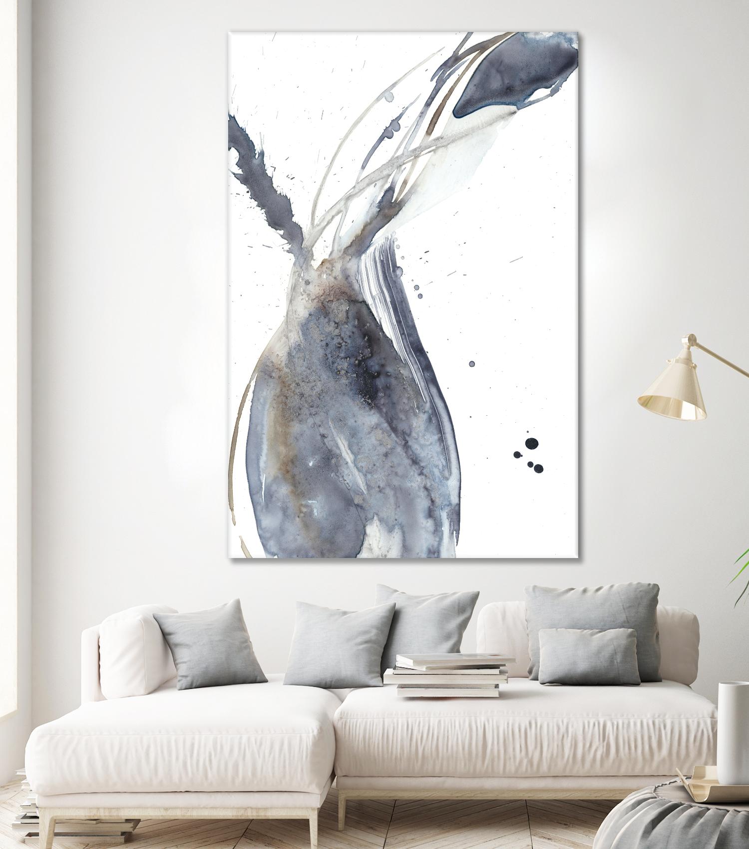 Paynes Twist II by Jennifer Goldberger on GIANT ART - neutral abstract