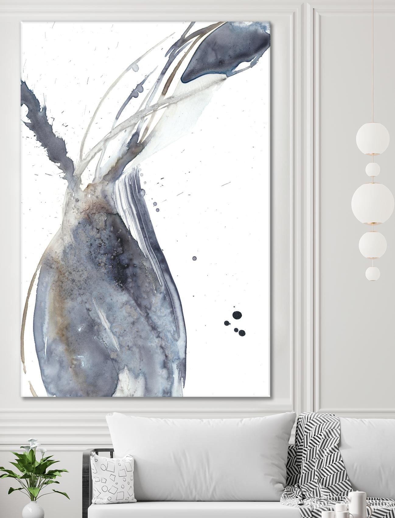 Paynes Twist II by Jennifer Goldberger on GIANT ART - neutral abstract