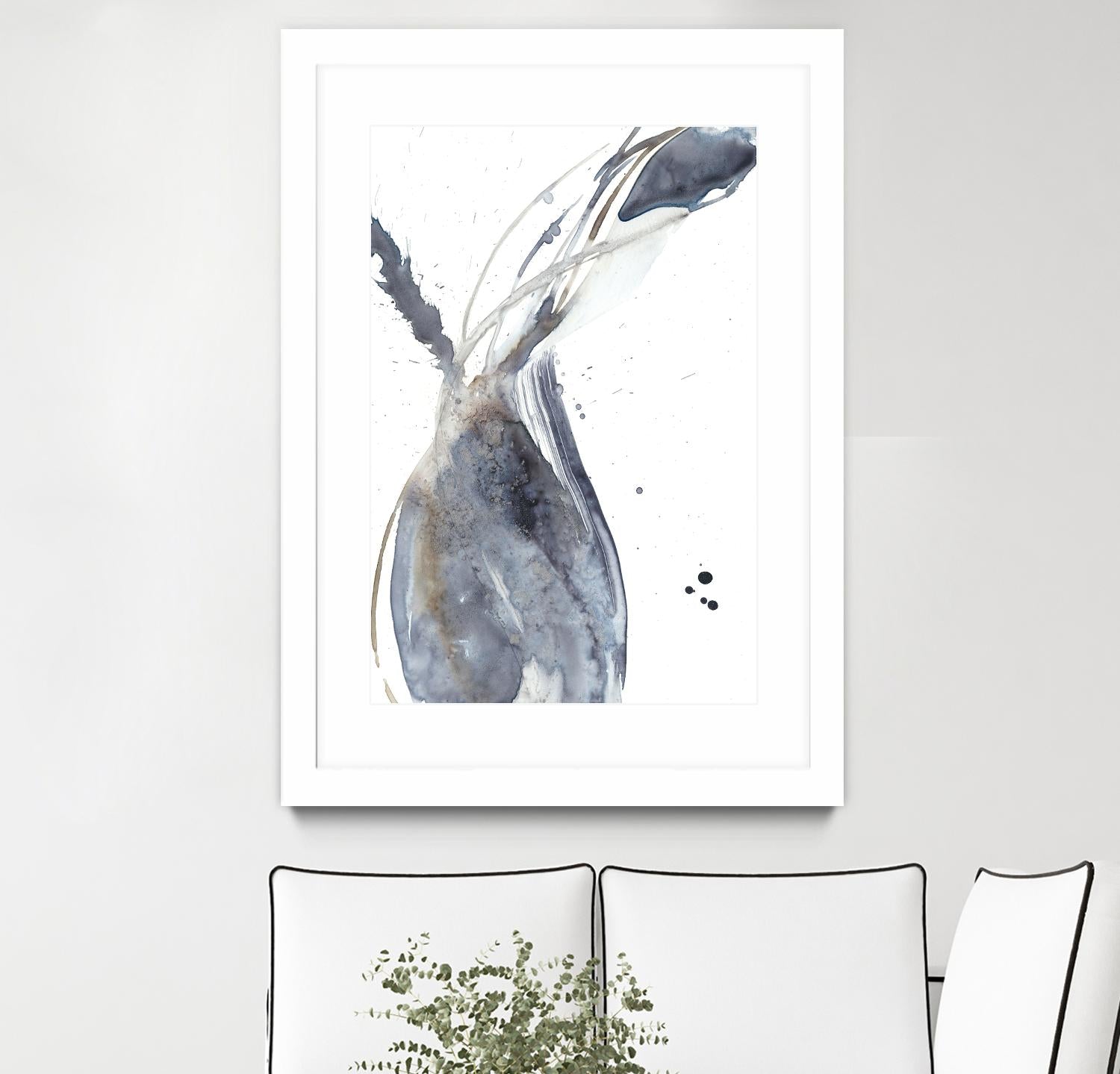 Paynes Twist II by Jennifer Goldberger on GIANT ART - neutral abstract