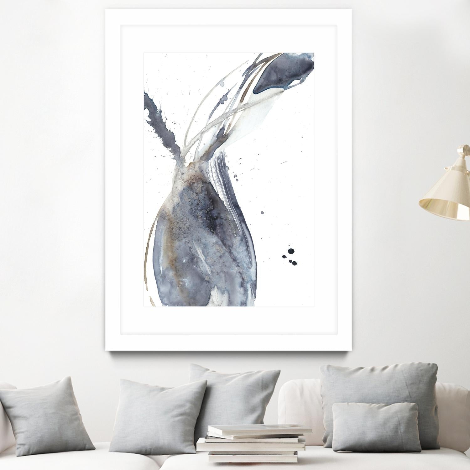 Paynes Twist II by Jennifer Goldberger on GIANT ART - neutral abstract