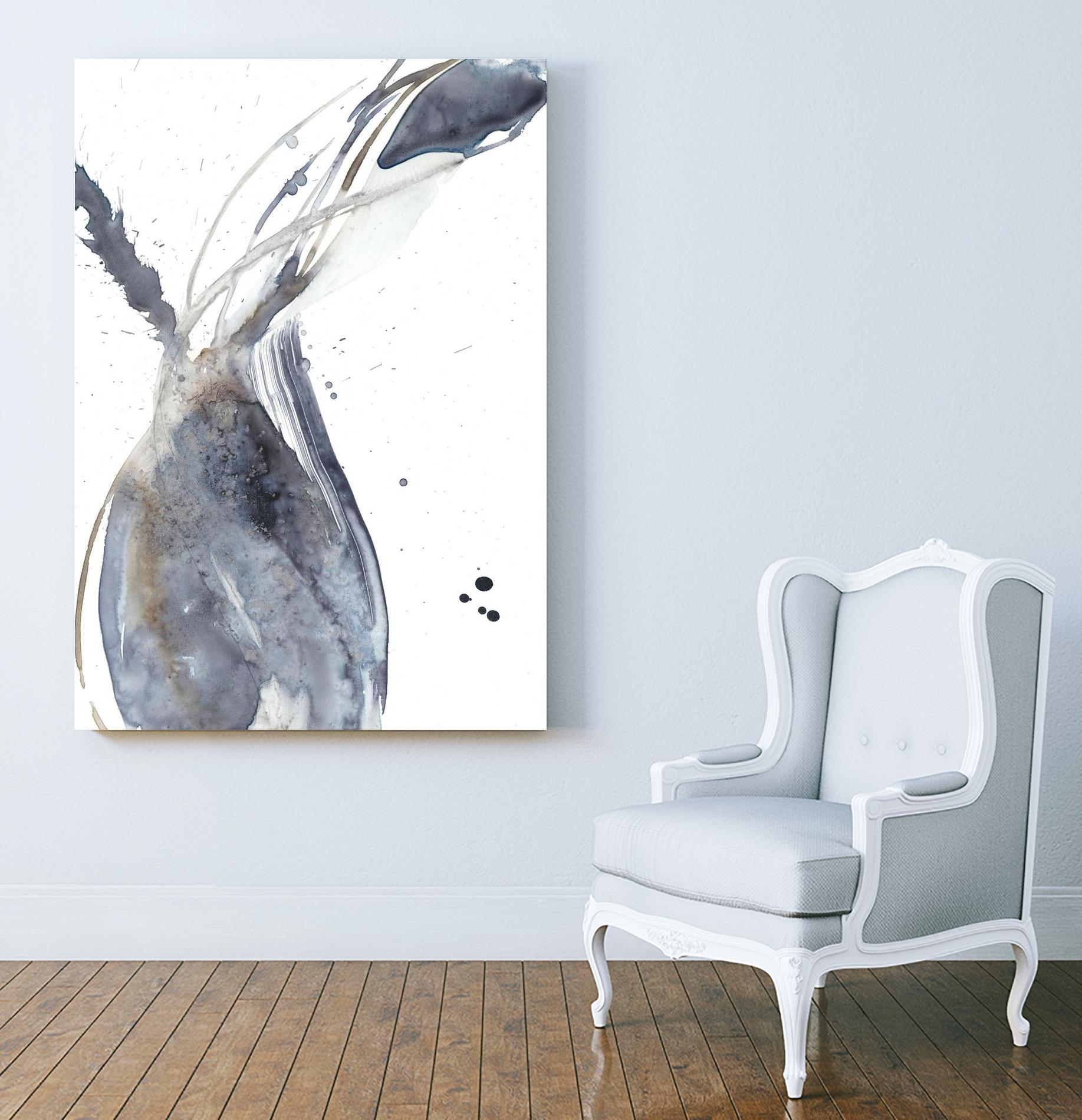 Paynes Twist II by Jennifer Goldberger on GIANT ART - neutral abstract