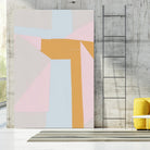 Soft Blocks II by Alicia Ludwig on GIANT ART - neutral abstract