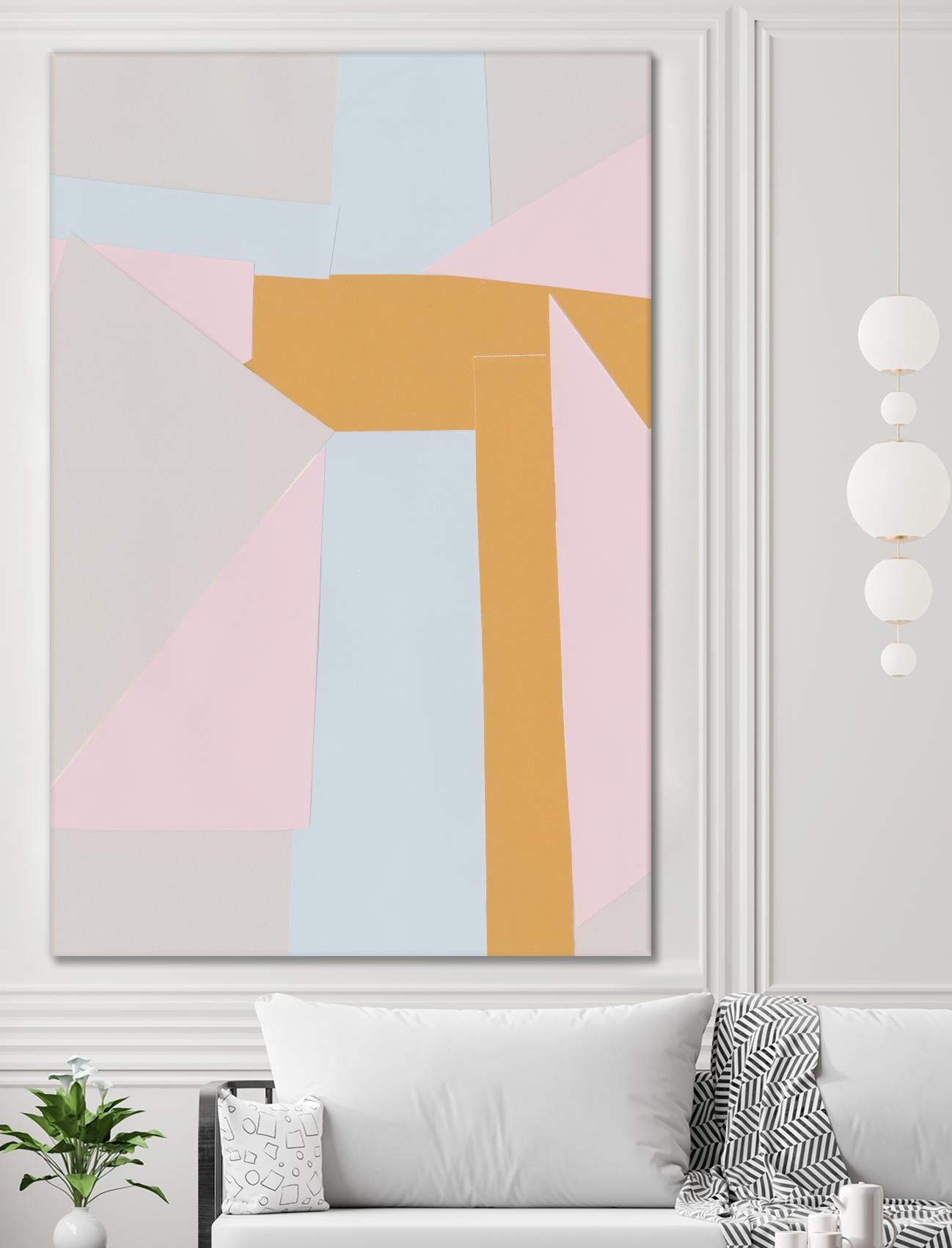 Soft Blocks II by Alicia Ludwig on GIANT ART - neutral abstract