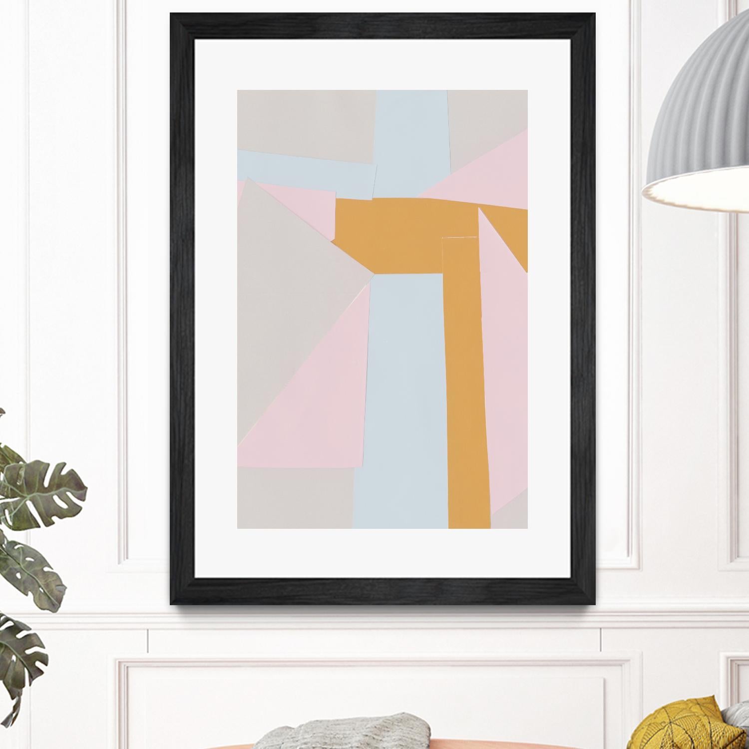 Soft Blocks II by Alicia Ludwig on GIANT ART - neutral abstract