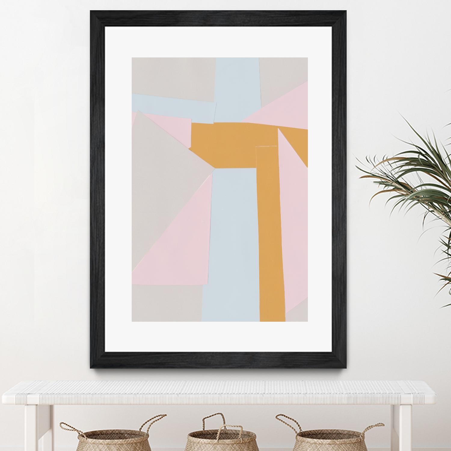 Soft Blocks II by Alicia Ludwig on GIANT ART - neutral abstract