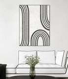 Modern Arc I by June Erica Vess on GIANT ART - neutral abstract