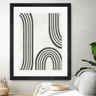 Modern Arc I by June Erica Vess on GIANT ART - neutral abstract