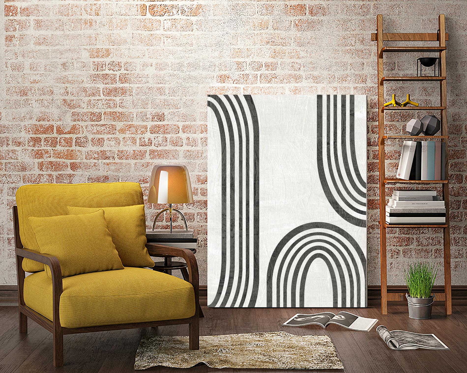 Modern Arc I by June Erica Vess on GIANT ART - neutral abstract