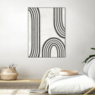 Modern Arc I by June Erica Vess on GIANT ART - neutral abstract