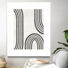 Modern Arc I by June Erica Vess on GIANT ART - neutral abstract