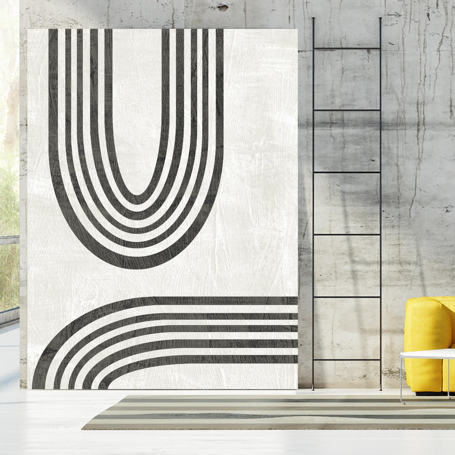 Modern Arc II by June Erica Vess on GIANT ART - neutral abstract