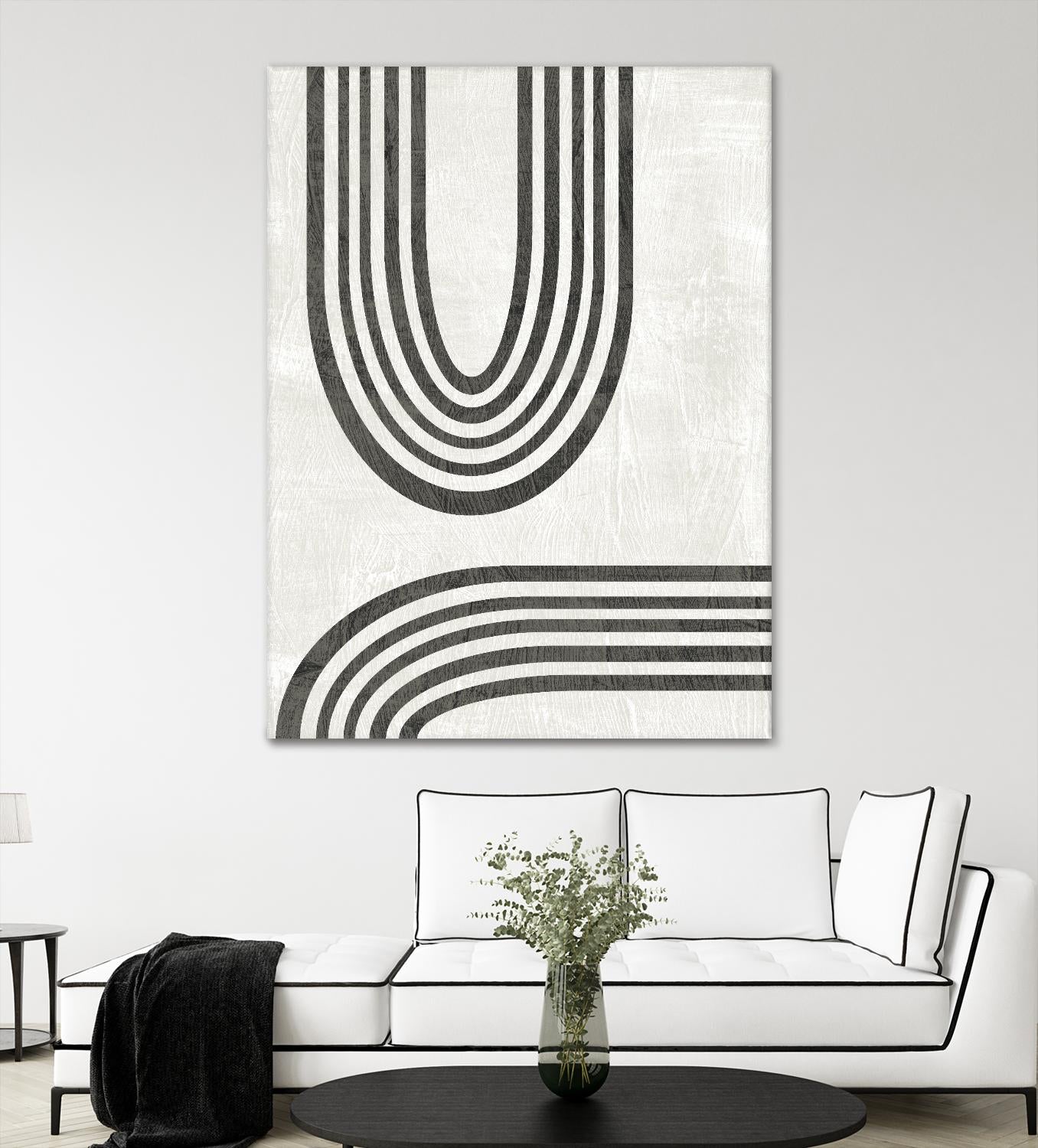 Modern Arc II by June Erica Vess on GIANT ART - neutral abstract