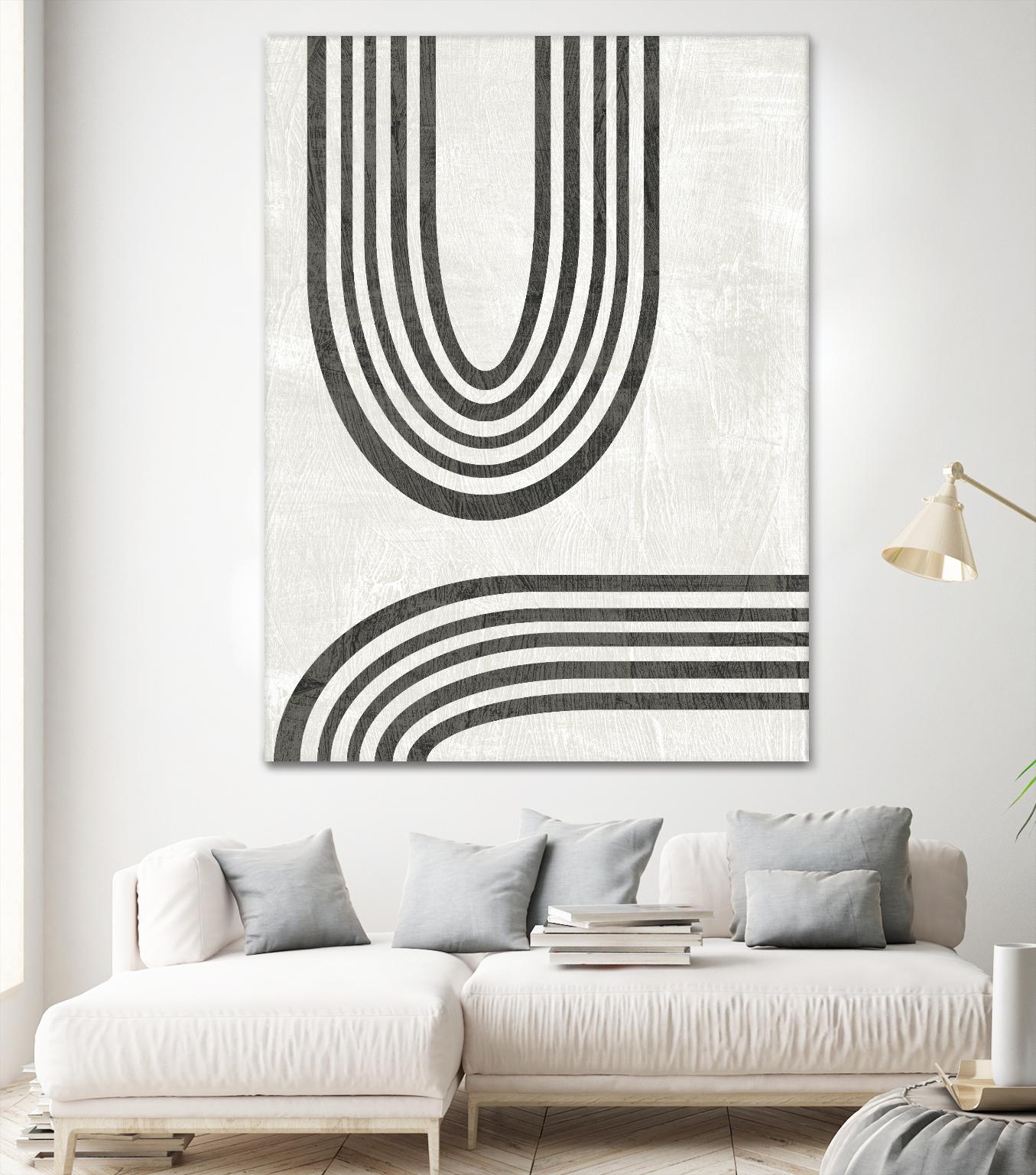 Modern Arc II by June Erica Vess on GIANT ART - neutral abstract