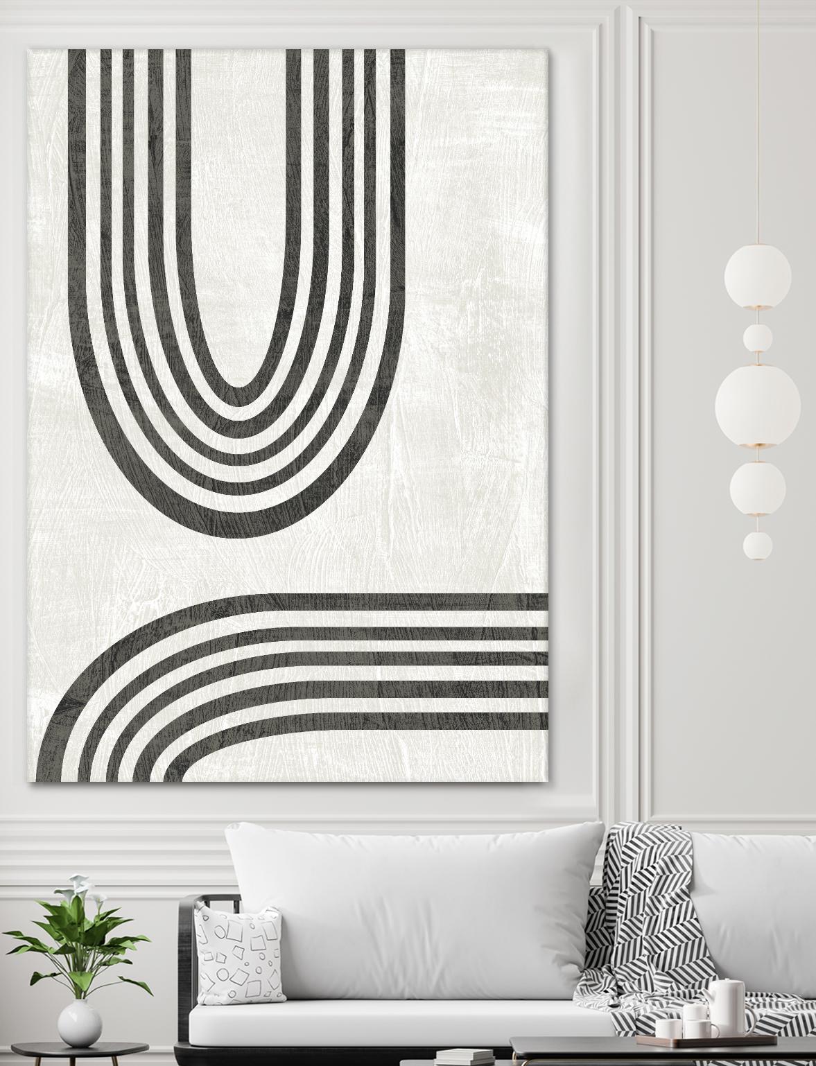 Modern Arc II by June Erica Vess on GIANT ART - neutral abstract