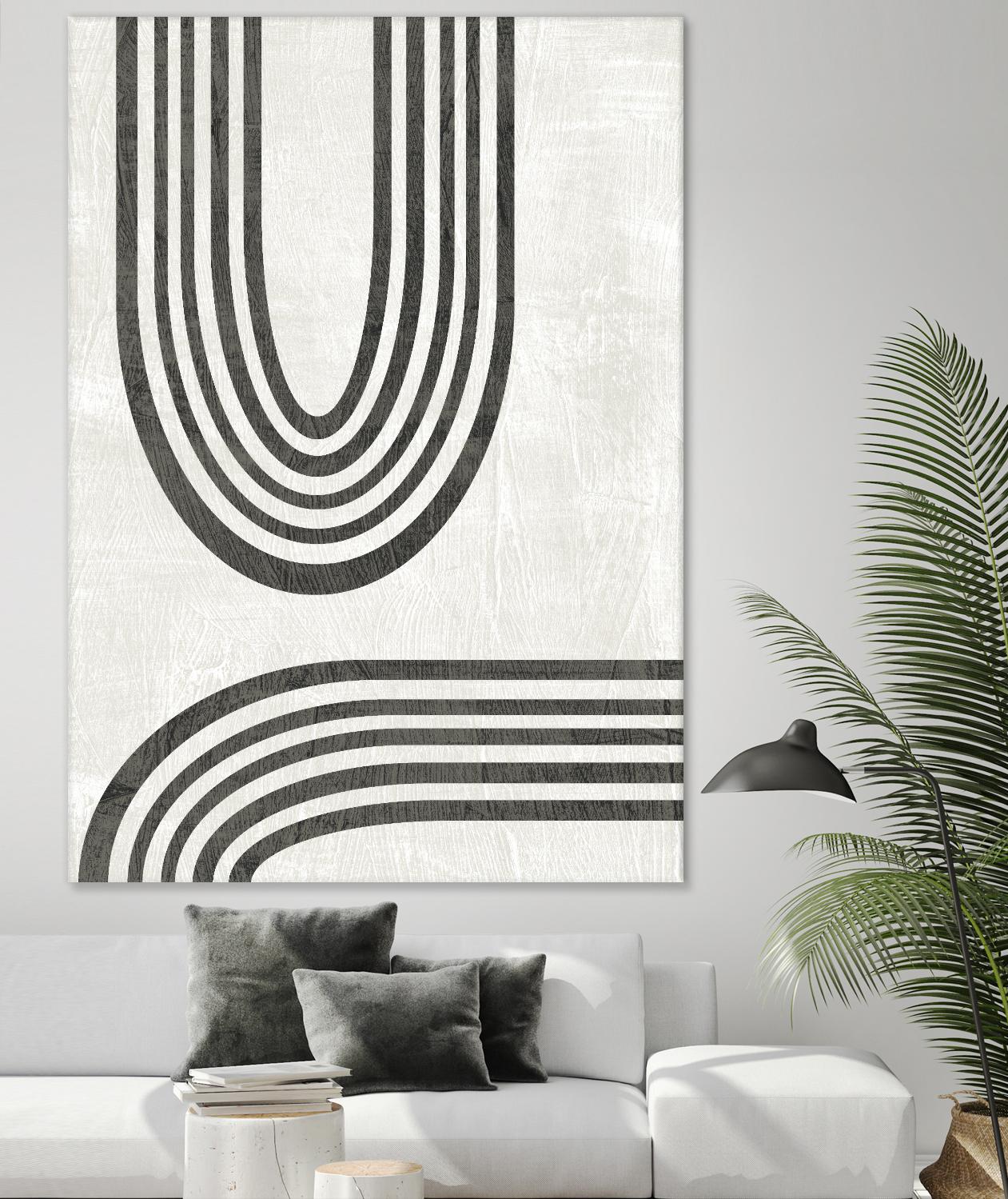 Modern Arc II by June Erica Vess on GIANT ART - neutral abstract