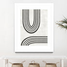 Modern Arc II by June Erica Vess on GIANT ART - neutral abstract