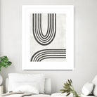 Modern Arc II by June Erica Vess on GIANT ART - neutral abstract