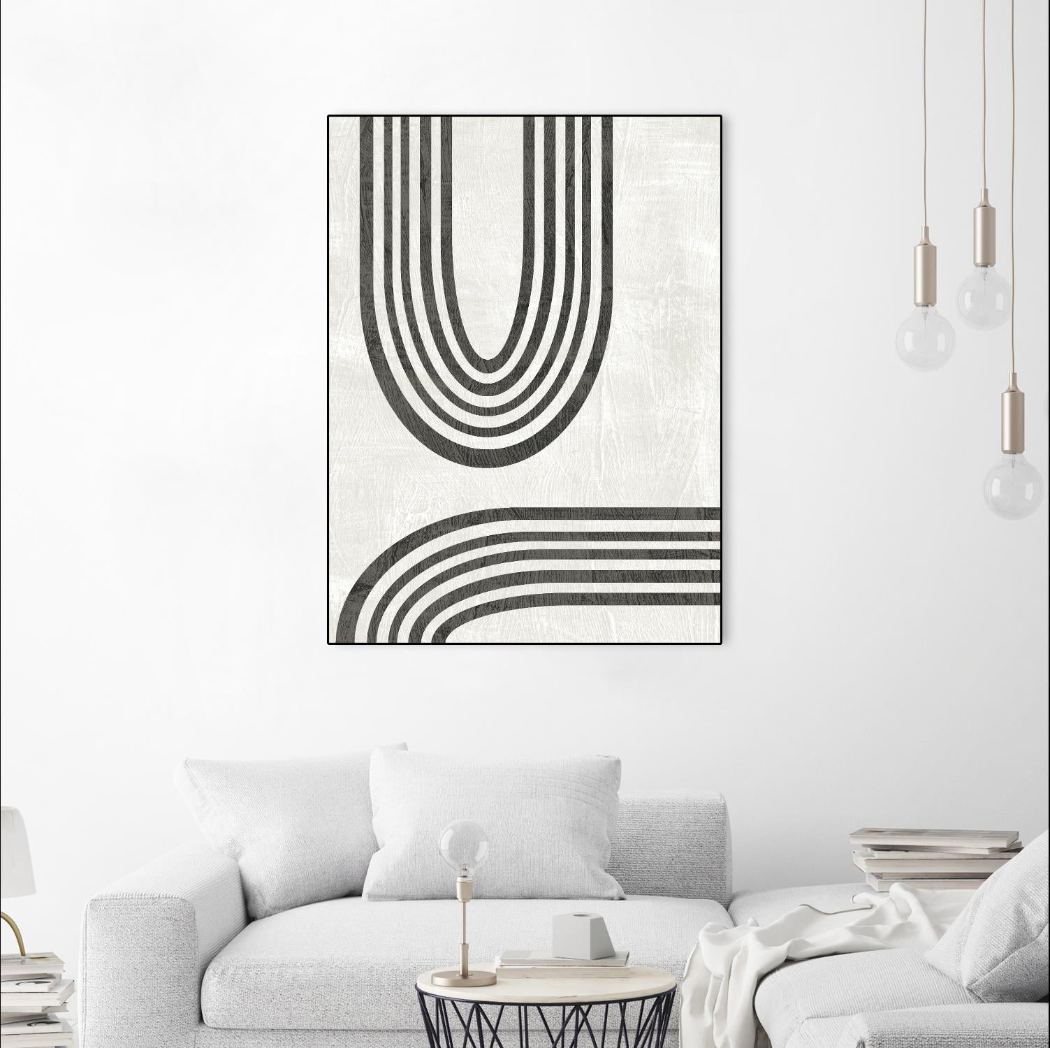 Modern Arc II by June Erica Vess on GIANT ART - neutral abstract