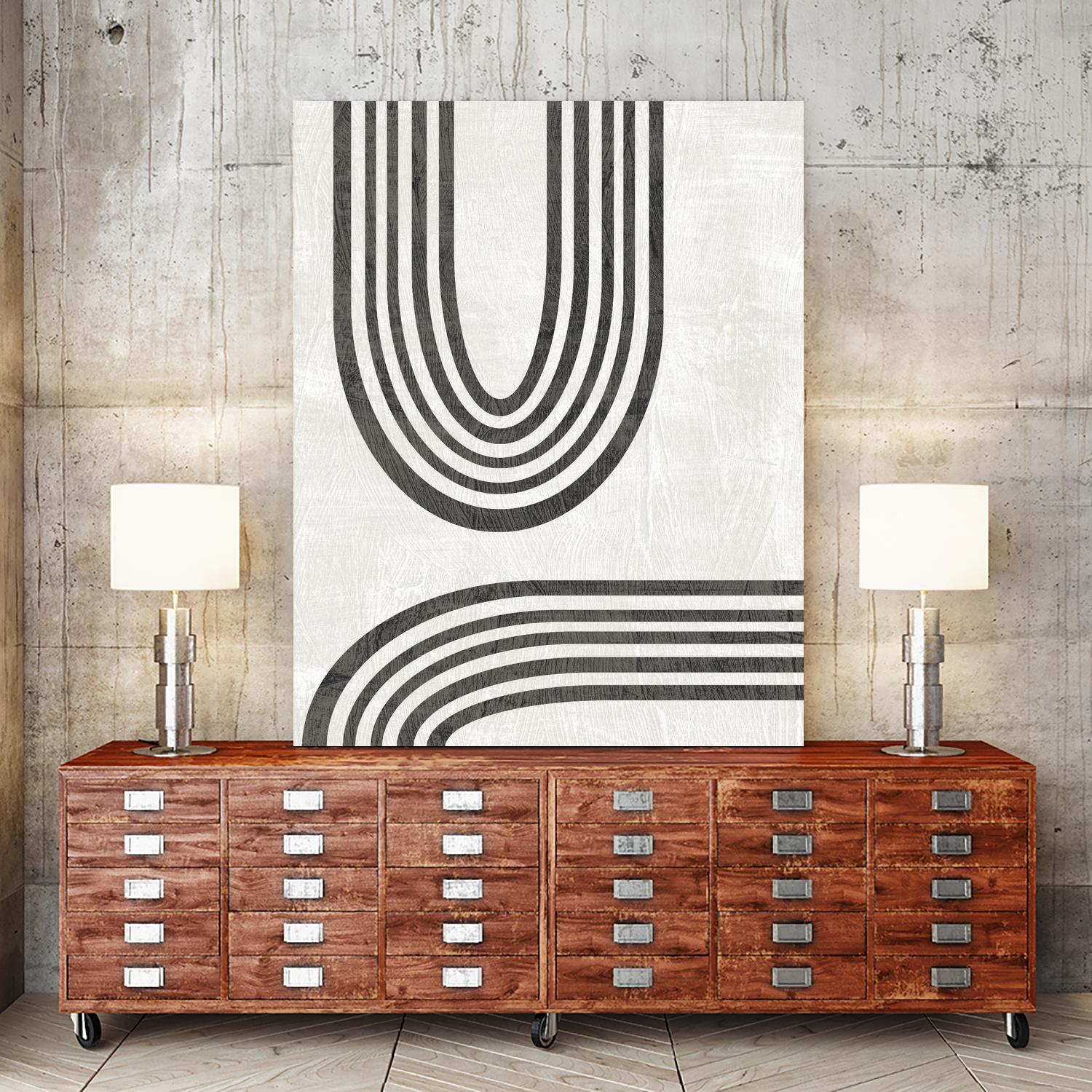 Modern Arc II by June Erica Vess on GIANT ART - neutral abstract