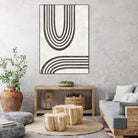 Modern Arc II by June Erica Vess on GIANT ART - neutral abstract