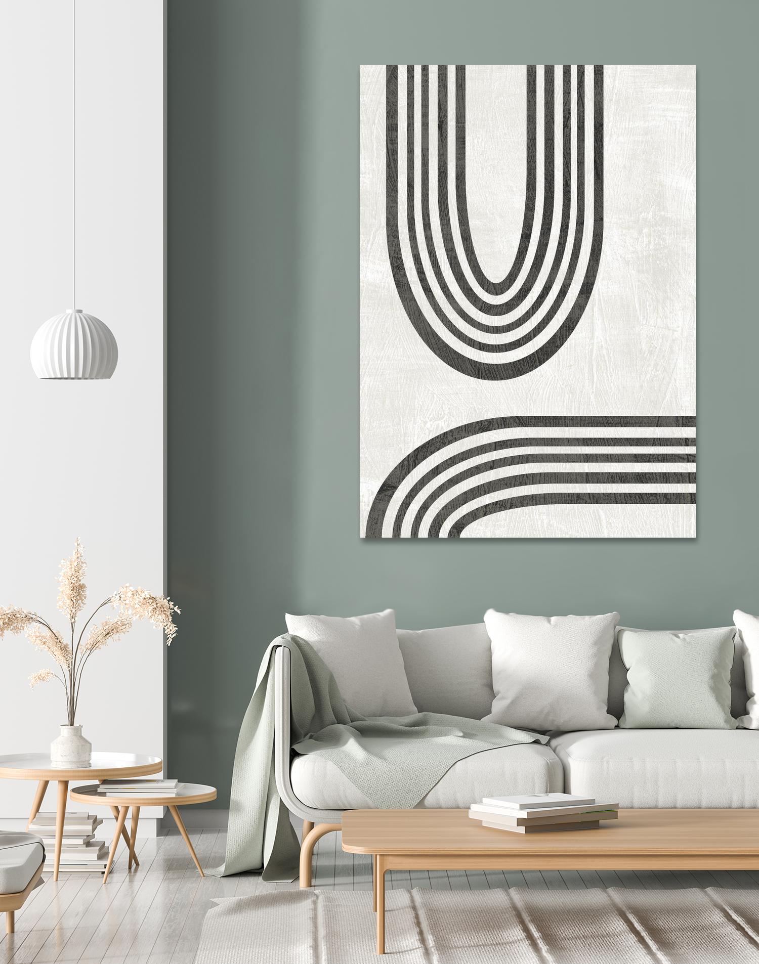 Modern Arc II by June Erica Vess on GIANT ART - neutral abstract