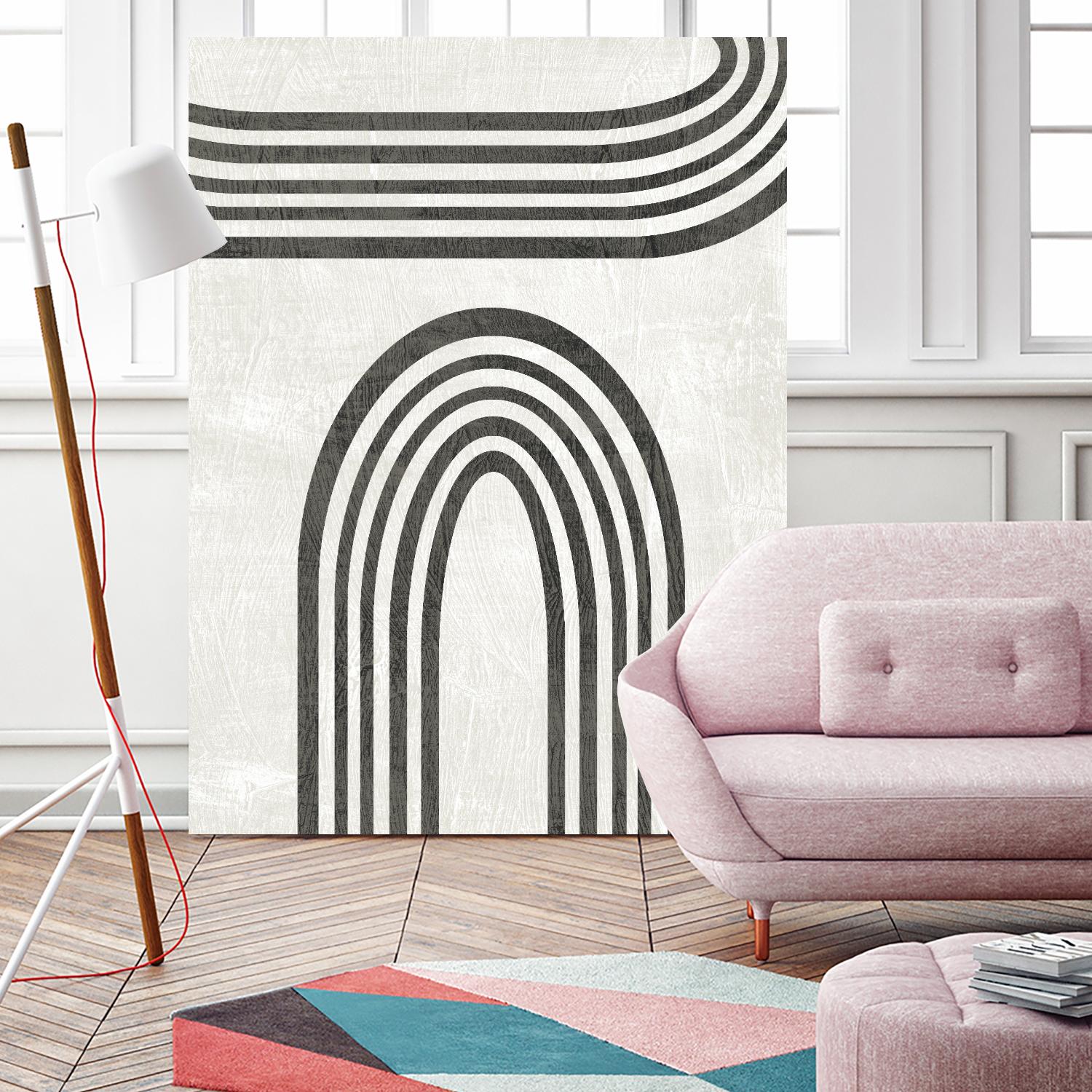 Modern Arc III by June Erica Vess on GIANT ART - neutral abstract