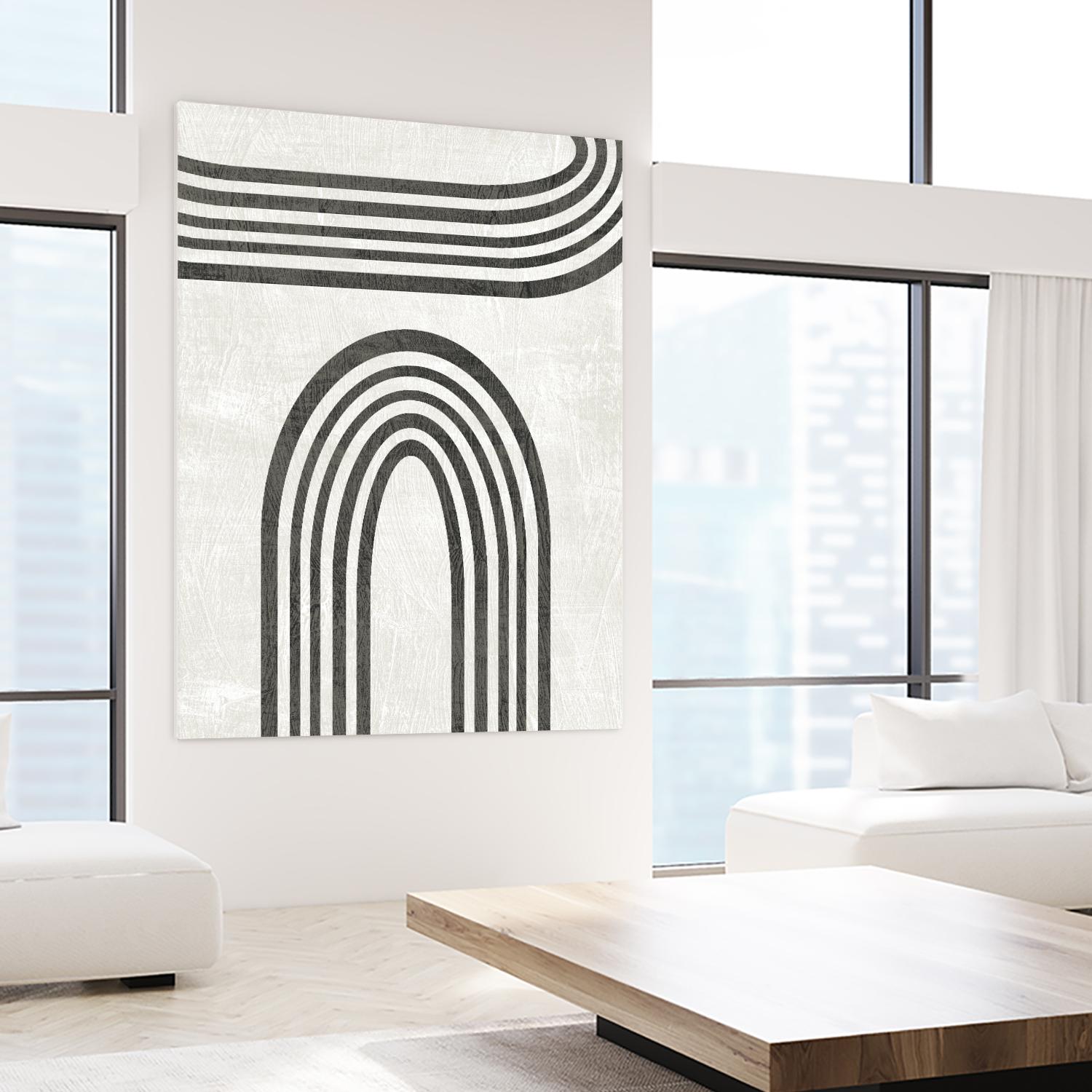 Modern Arc III by June Erica Vess on GIANT ART - neutral abstract