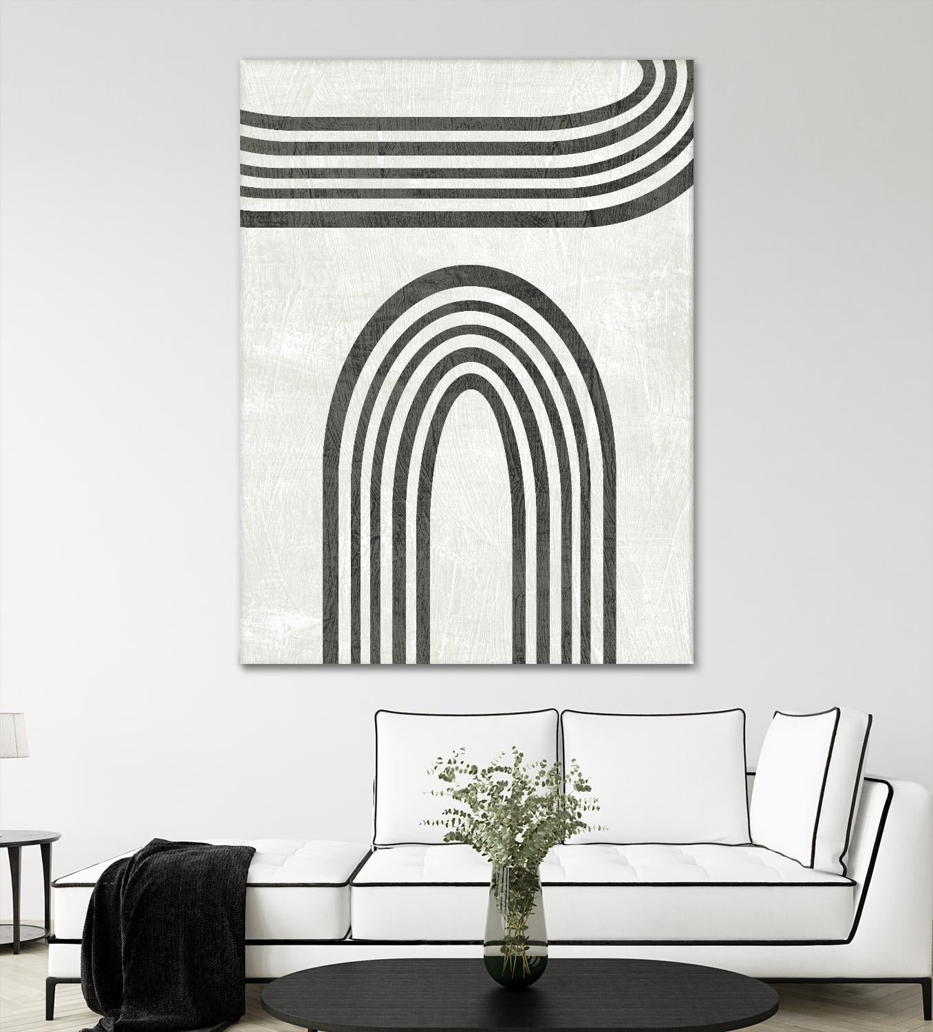 Modern Arc III by June Erica Vess on GIANT ART - neutral abstract