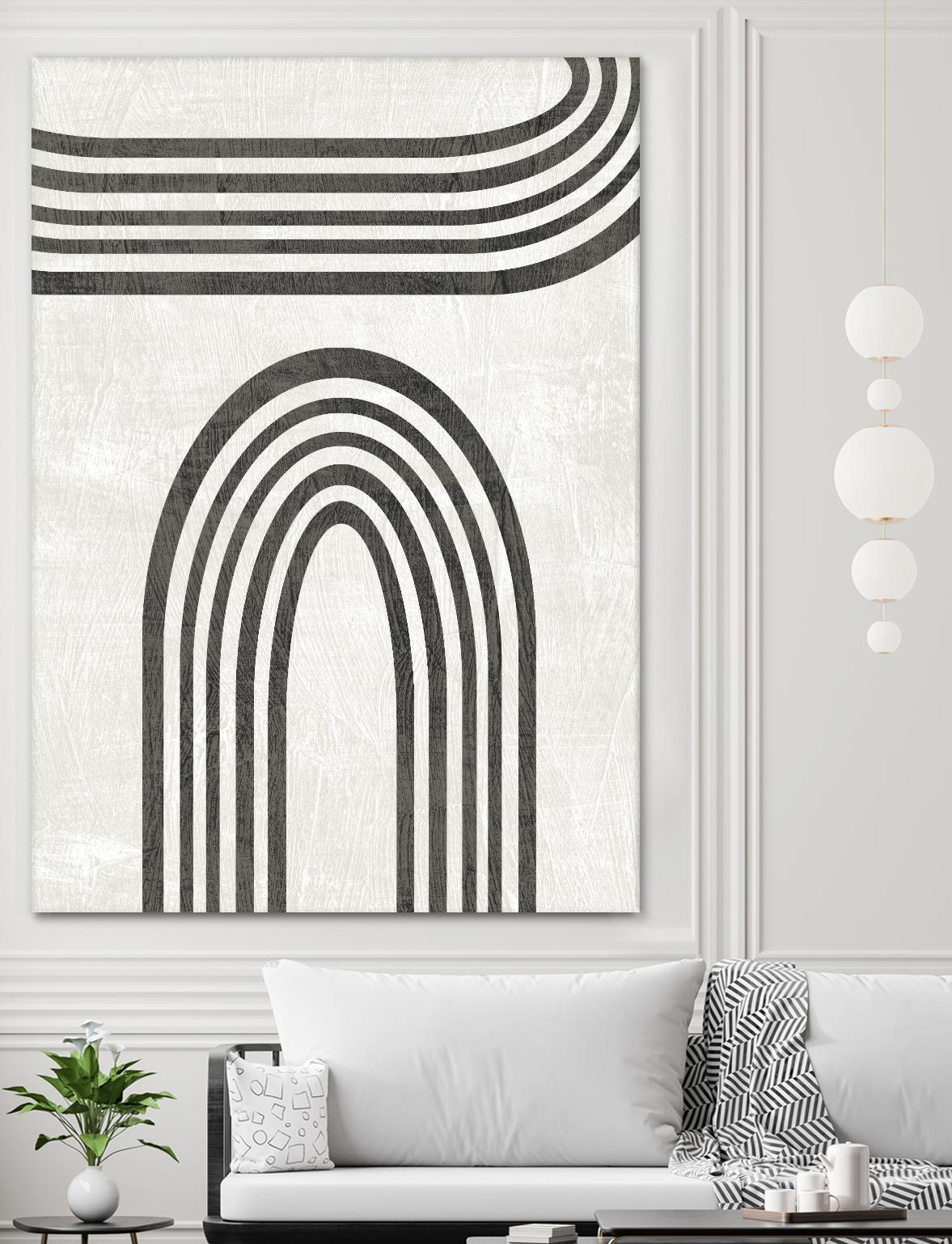 Modern Arc III by June Erica Vess on GIANT ART - neutral abstract