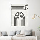 Modern Arc III by June Erica Vess on GIANT ART - neutral abstract