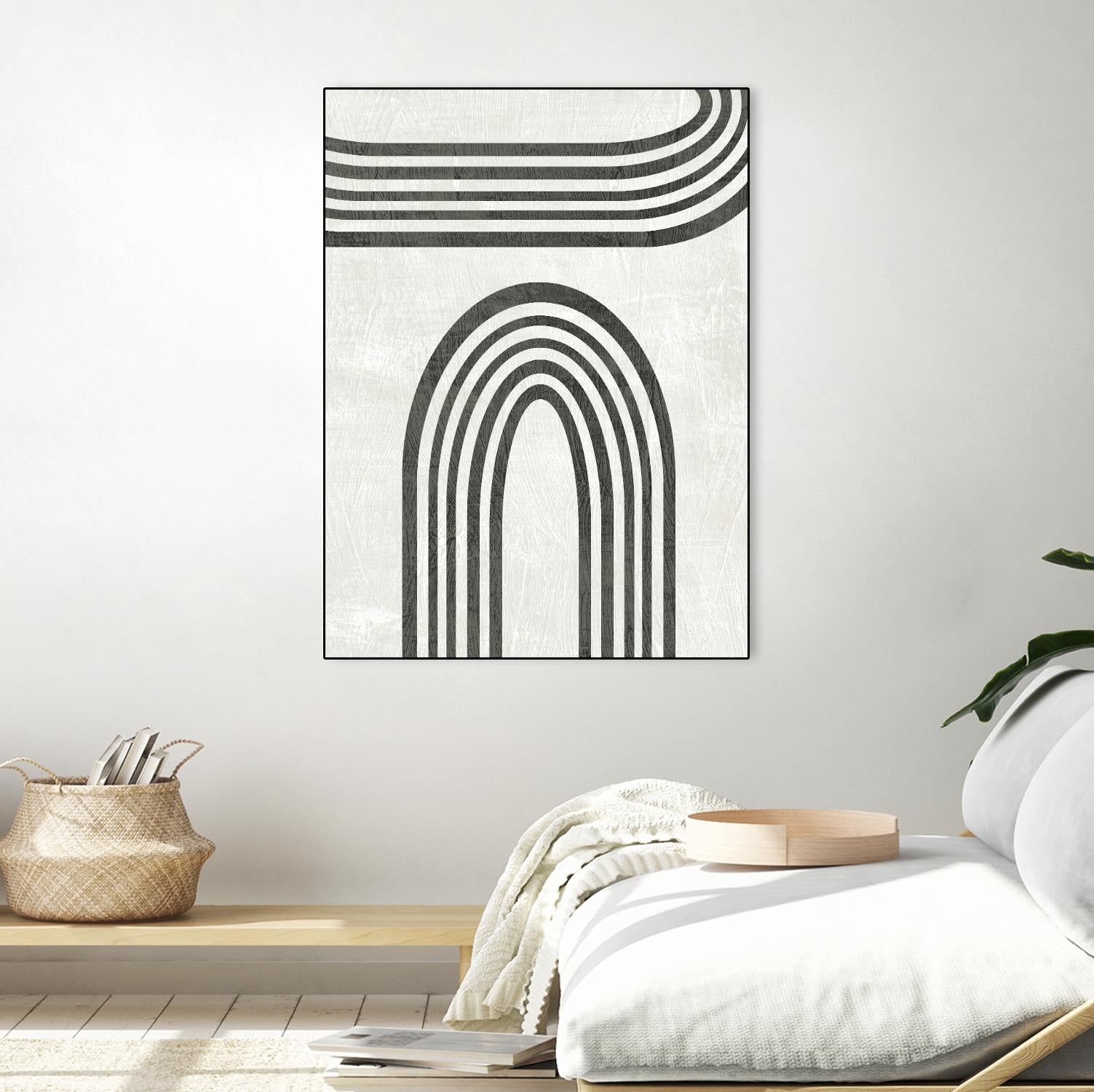 Modern Arc III by June Erica Vess on GIANT ART - neutral abstract