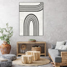 Modern Arc III by June Erica Vess on GIANT ART - neutral abstract