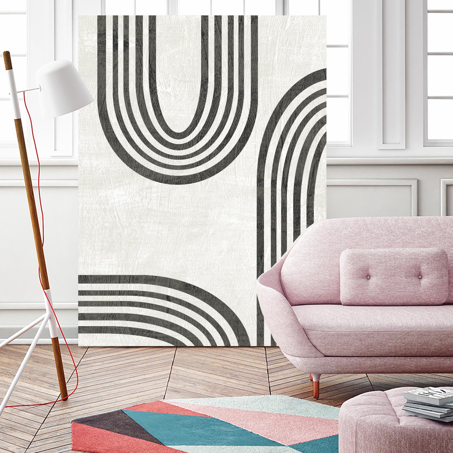 Modern Arc IV by June Erica Vess on GIANT ART - neutral abstract