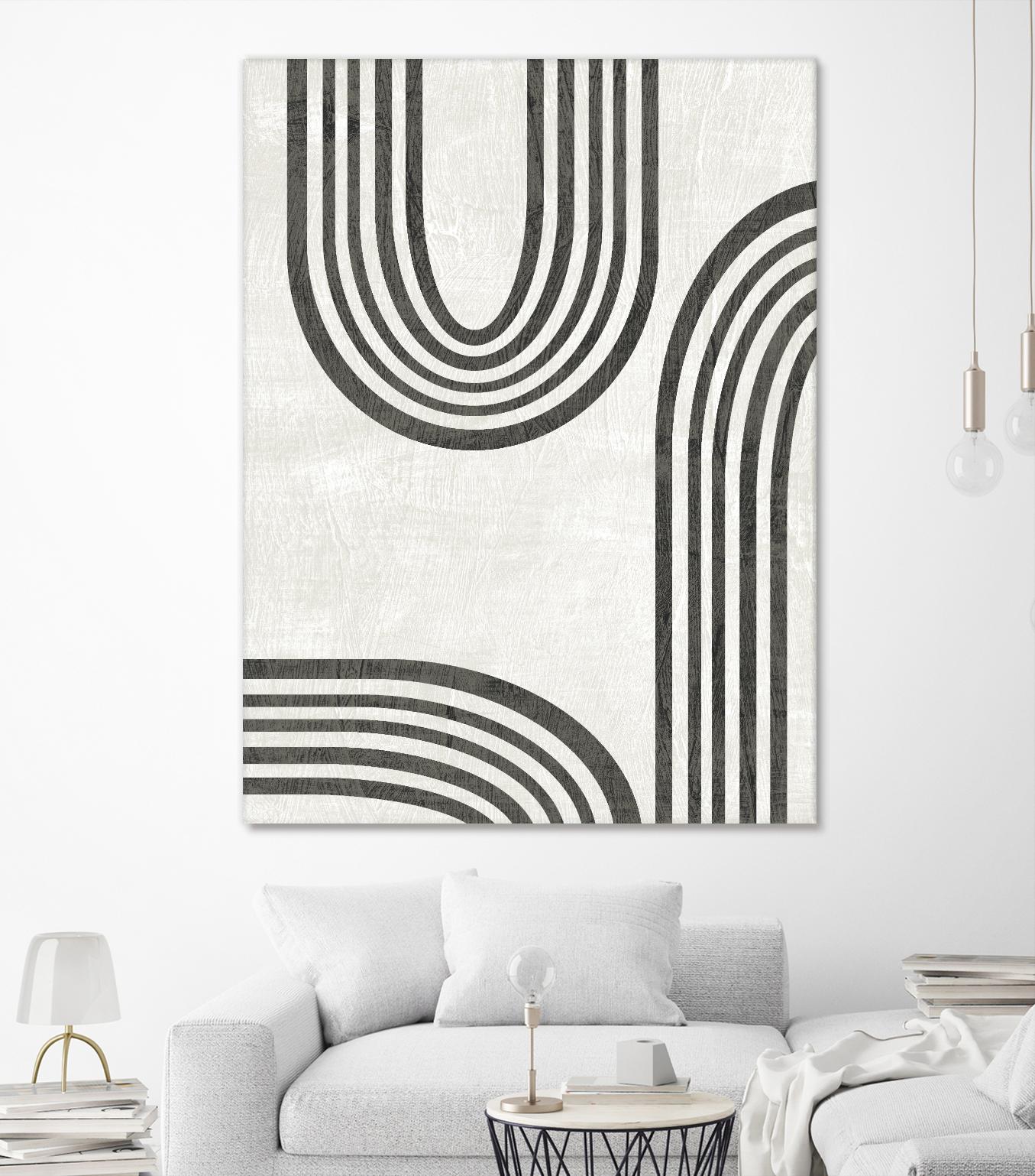 Modern Arc IV by June Erica Vess on GIANT ART - neutral abstract