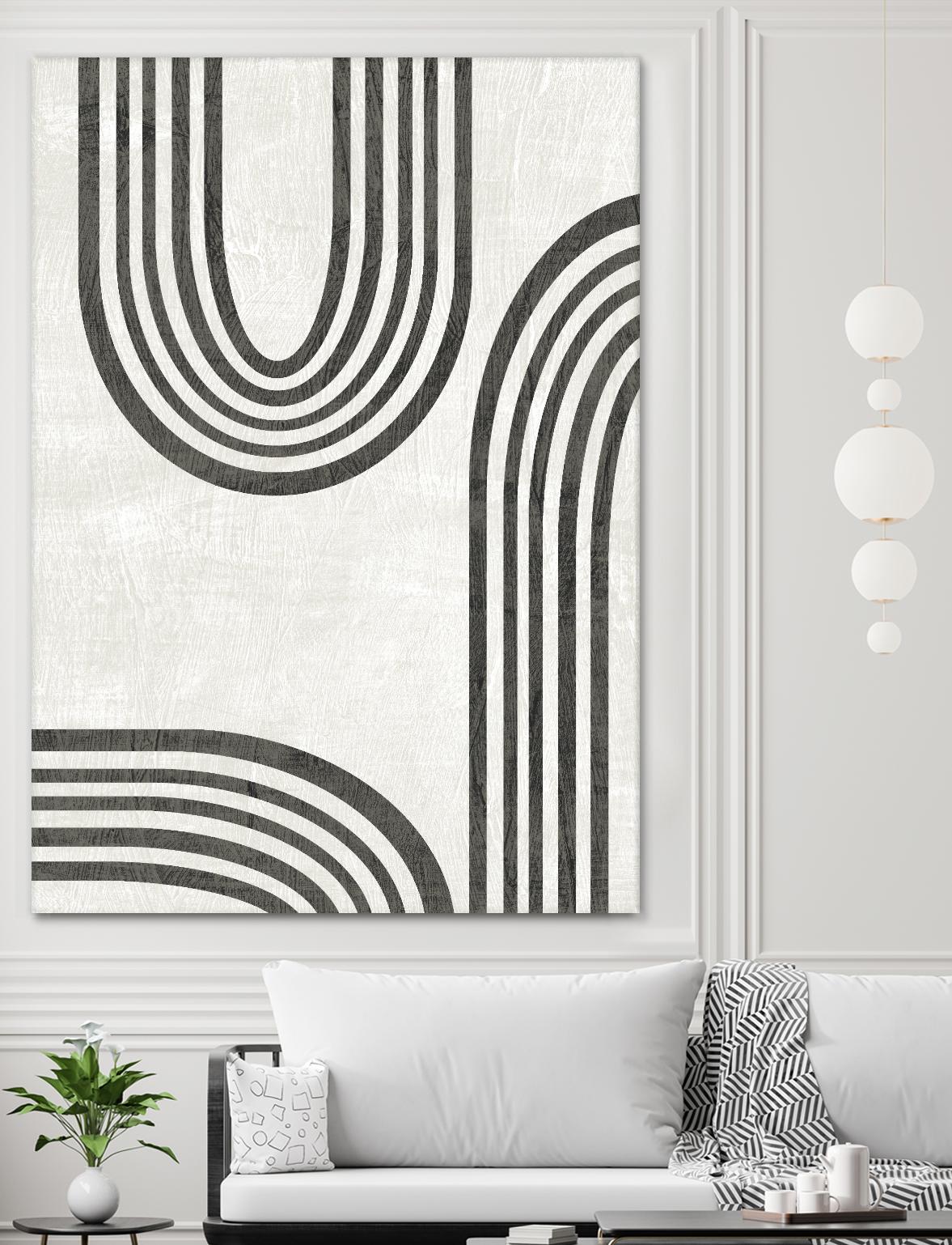 Modern Arc IV by June Erica Vess on GIANT ART - neutral abstract