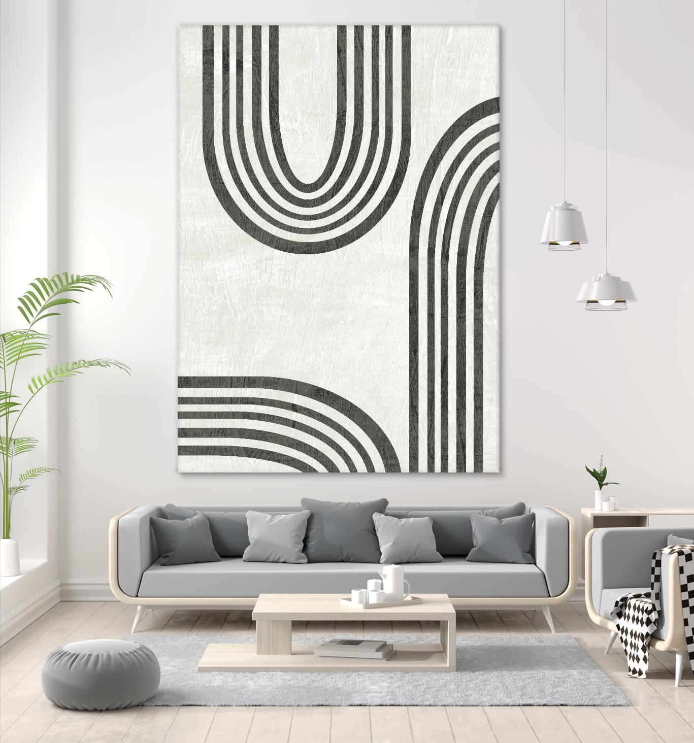 Modern Arc IV by June Erica Vess on GIANT ART - neutral abstract