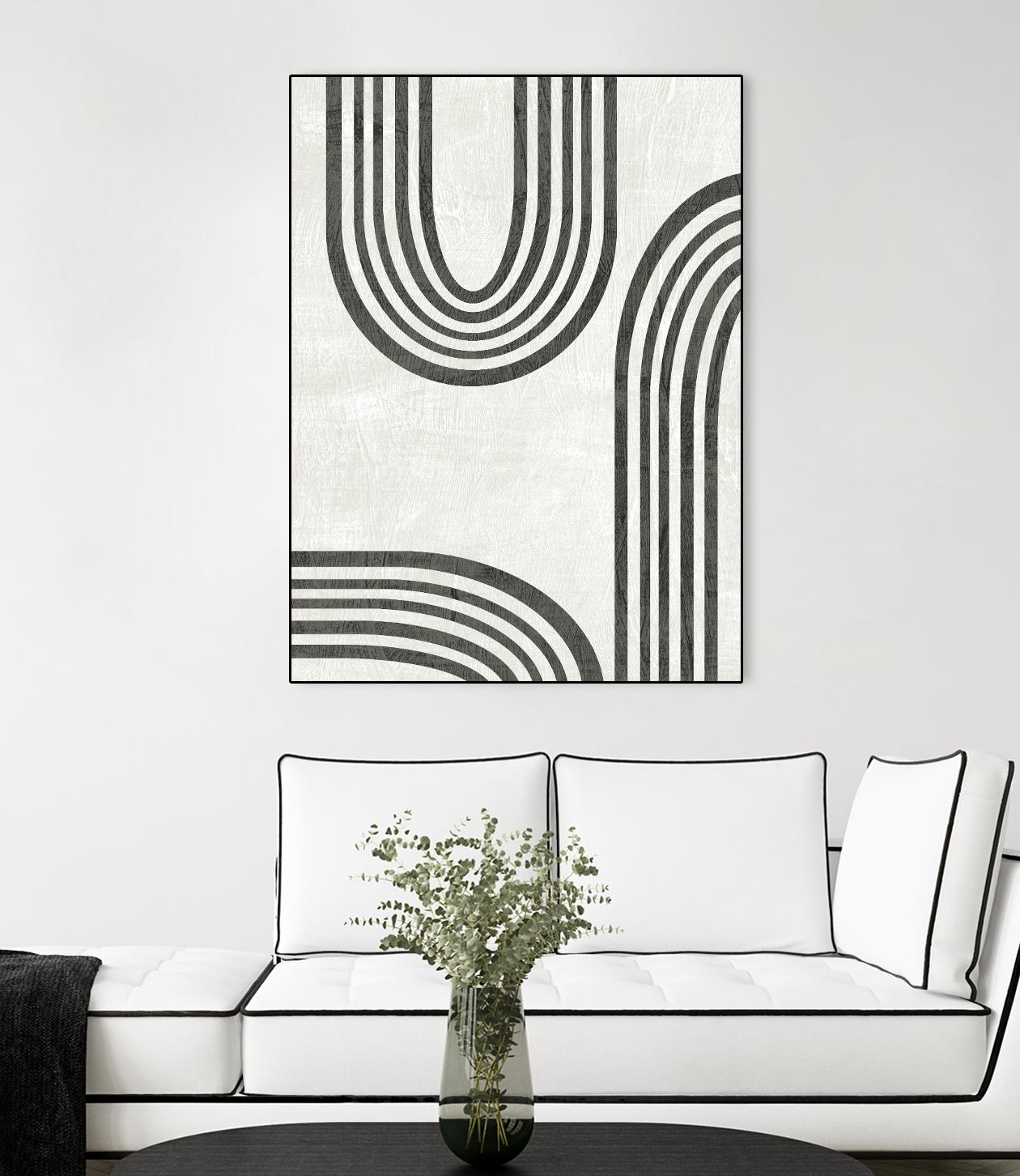 Modern Arc IV by June Erica Vess on GIANT ART - neutral abstract