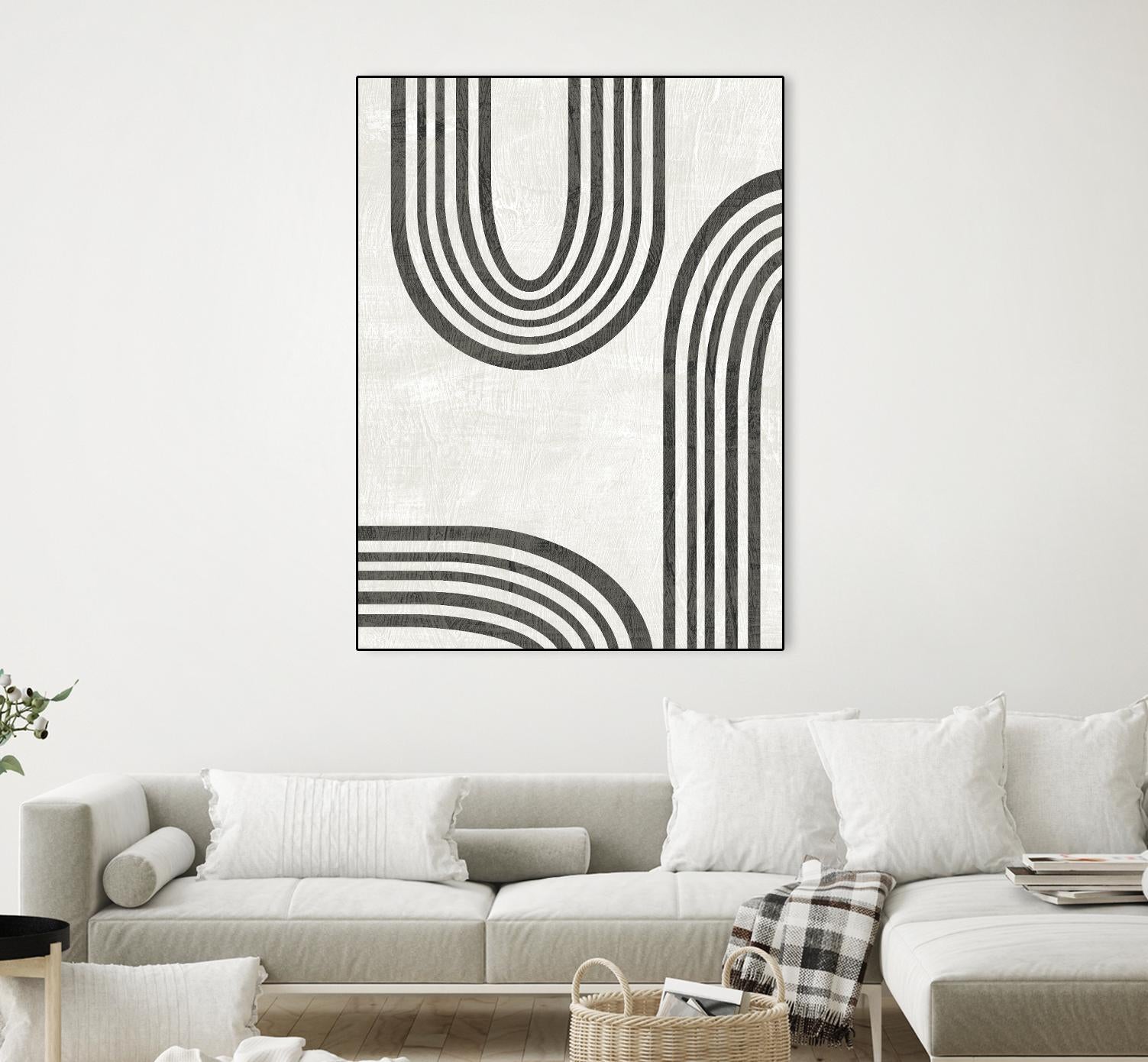 Modern Arc IV by June Erica Vess on GIANT ART - neutral abstract