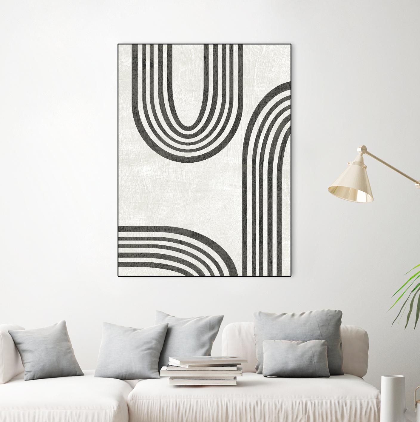 Modern Arc IV by June Erica Vess on GIANT ART - neutral abstract