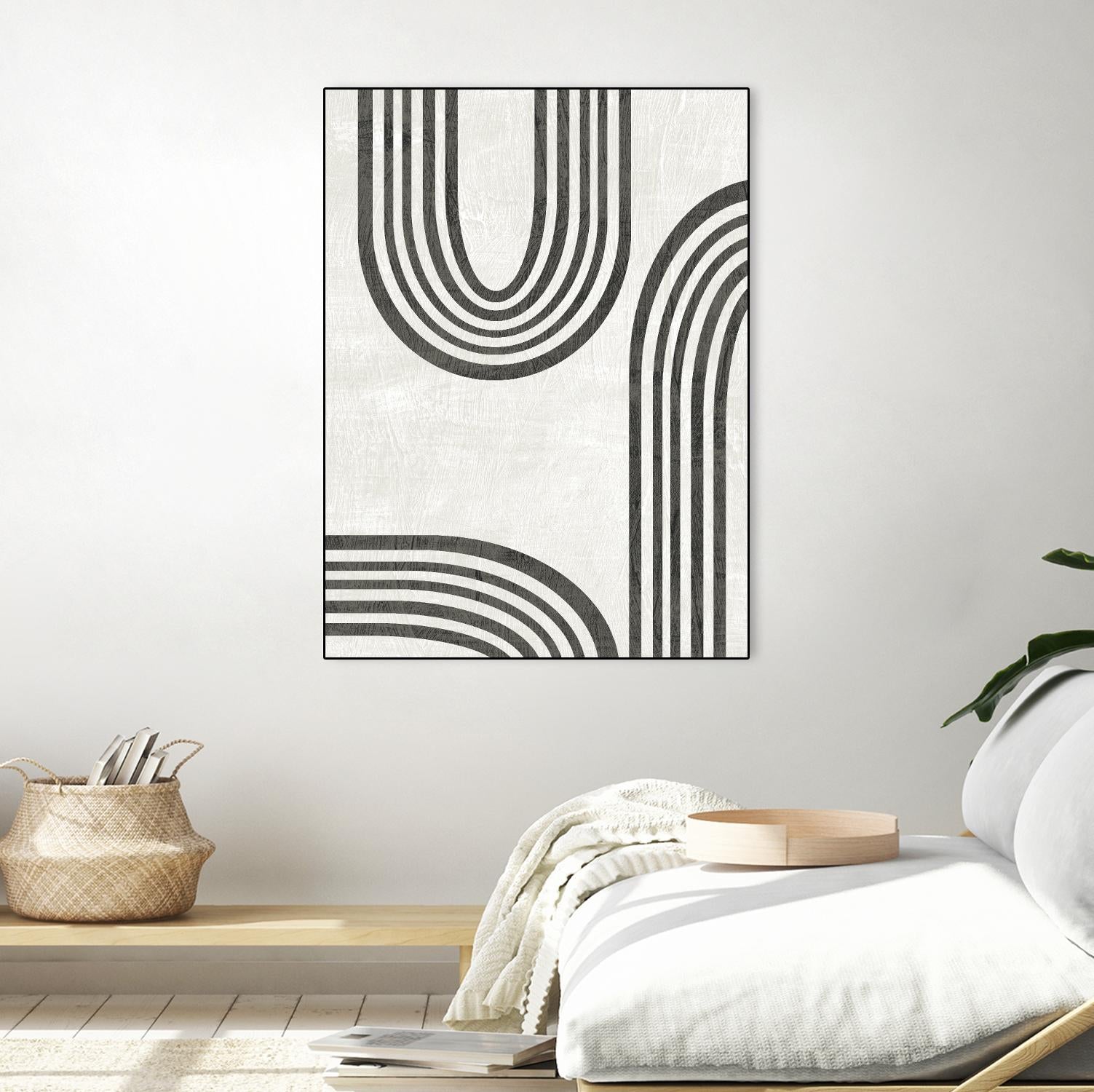 Modern Arc IV by June Erica Vess on GIANT ART - neutral abstract