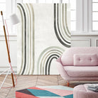 Modern Arc in Color I by June Erica Vess on GIANT ART - neutral abstract