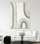 Modern Arc in Color I by June Erica Vess on GIANT ART - neutral abstract