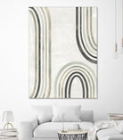 Modern Arc in Color I by June Erica Vess on GIANT ART - neutral abstract